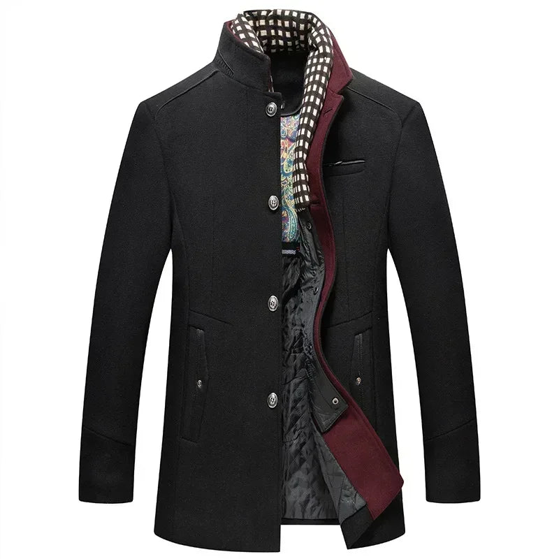 Everett Men’s Coat – Elegance & Sophistication for Cold Weather